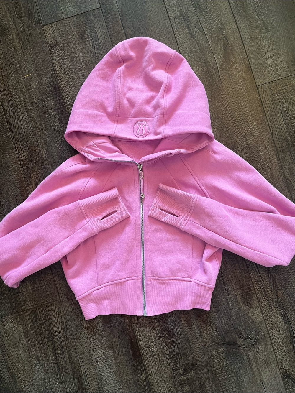 lululemon athletica Scuba Full Zip Cropped Hoodie
